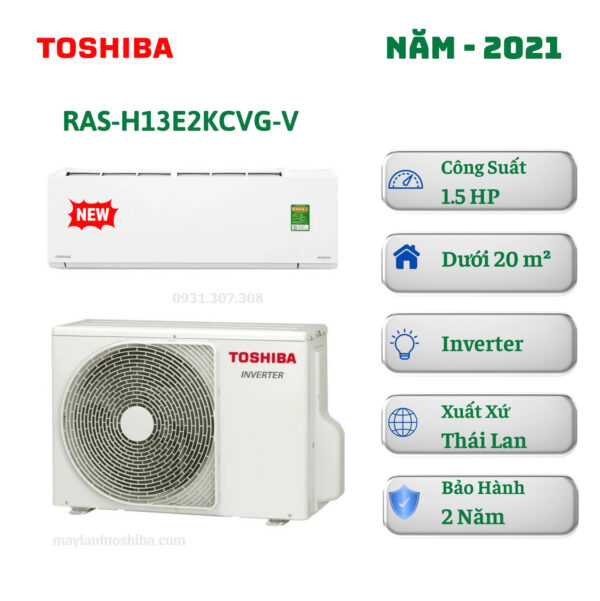 may lanh toshiba ras-h13e2kcvg-v