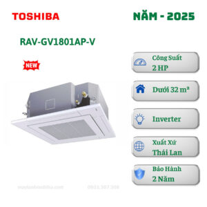Máy lạnh âm trần Toshiba Inverter 2.0HP RAV-GV1801AP-V