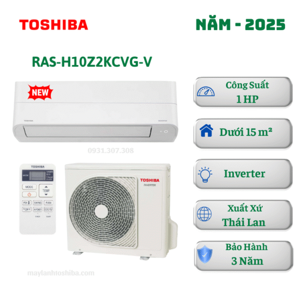 Máy lạnh Toshiba Inverter 1HP RAS-H10Z2KCVG-V