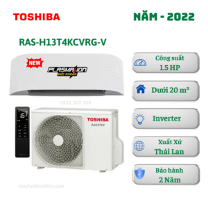 Máy lạnh Toshiba Inverter 1.5HP RAS-H13T4KCVRG-V