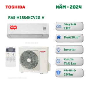 Máy lạnh Toshiba Inverter 2HP RAS-H18S4KCV2G-V