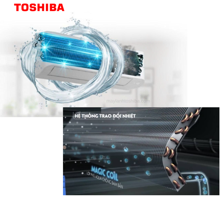 Công nghệ tự làm sạch và Magic Coil của Toshiba