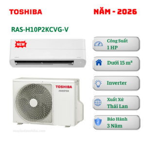 Máy lạnh Toshiba Inverter 1HP RAS-H10P2KCVG-V