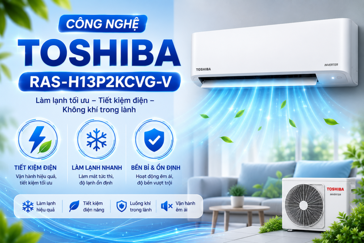 Công nghệ trên máy lạnh Toshiba RAS-H13P2KCVG-V