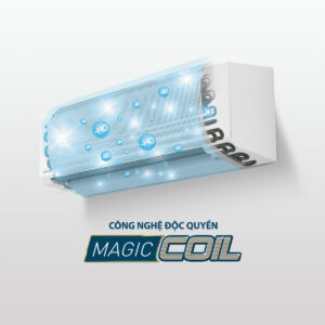 Công nghệ Magic Coil trên máy lạnh Toshiba RAS-H10F2KCVSG-V; RAS-H13F2KCVSG-V; RAS-H18F2KCVSG-V; RAS-H24F2KCVSG-V